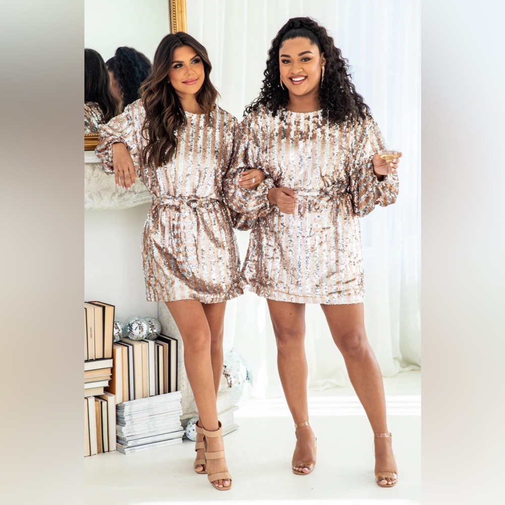 Pink Lily “Diamonds in my eyes” dress